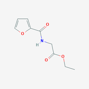 Ethyl 2-(furan-2-carboxamido)acetate chemical structure (CAS 66318-15-8)
