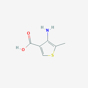 4-Amino-5-methylthiophene-3-carboxylic acid chemical structure (CAS 66319-09-3)