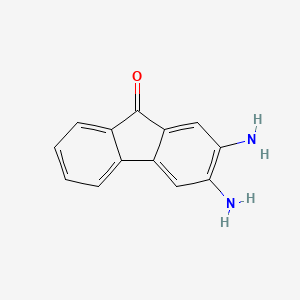 2,3-Diamino-9H-fluoren-9-one chemical structure (CAS 6633-42-7)