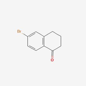 6-Bromo-3,4-dihydronaphthalen-1(2H)-one chemical structure (CAS 66361-67-9)
