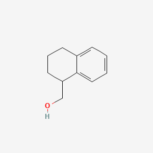 (1,2,3,4-Tetrahydronaphthalen-1-yl)methanol chemical structure (CAS 66377-63-7)