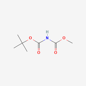 Methyl 2-methyl-2-propanyl imidodicarbonate chemical structure (CAS 66389-76-2)