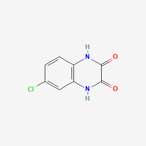 6-Chloroquinoxaline-2,3-diol chemical structure (CAS 6639-79-8)