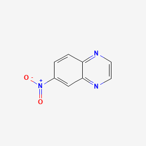6-Nitroquinoxaline chemical structure (CAS 6639-87-8)