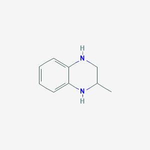 2-Methyl-1,2,3,4-tetrahydroquinoxaline chemical structure (CAS 6640-55-7)