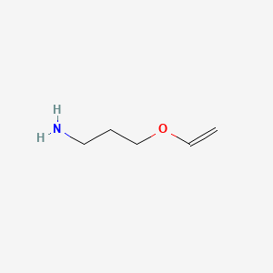 3-(Vinyloxy)propan-1-amine chemical structure (CAS 66415-55-2)