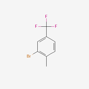 2-Bromo-1-methyl-4-(trifluoromethyl)benzene chemical structure (CAS 66417-30-9)