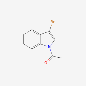 1-Acetyl-3-bromoindole chemical structure (CAS 66417-73-0)