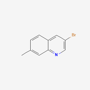 3-Bromo-7-methylquinoline chemical structure (CAS 66438-79-7)