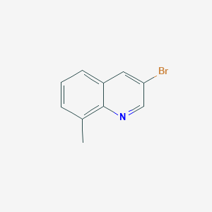 3-Bromo-8-methylquinoline chemical structure (CAS 66438-80-0)