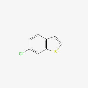 6-Chlorobenzothiophene chemical structure (CAS 66490-20-8)
