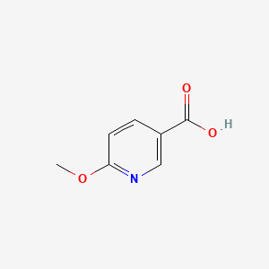 2-Methoxy-5-pyridinecarboxylic acid chemical structure (CAS 66572-55-2)