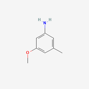 3-Methoxy-5-methylaniline chemical structure (CAS 66584-31-4)