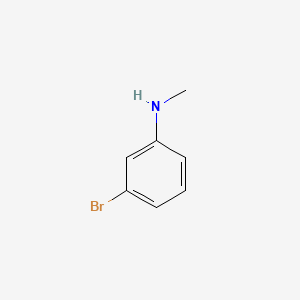 3-Bromo-N-methylaniline chemical structure (CAS 66584-32-5)