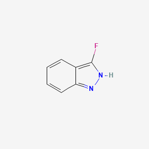3-Fluoro-1H-indazole chemical structure (CAS 66607-26-9)
