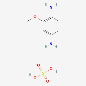 2-Methoxybenzene-1,4-diamine sulfate chemical structure (CAS 66671-82-7)