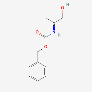 (S)-Benzyl (1-hydroxypropan-2-yl)carbamate chemical structure (CAS 66674-16-6)