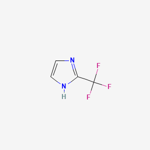 2-(Trifluoromethyl)-1H-imidazole chemical structure (CAS 66675-22-7)