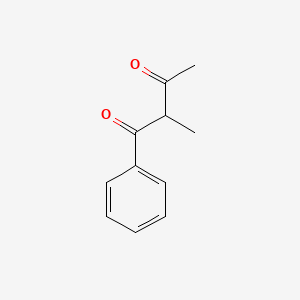 2-Methyl-1-phenylbutane-1,3-dione chemical structure (CAS 6668-24-2)