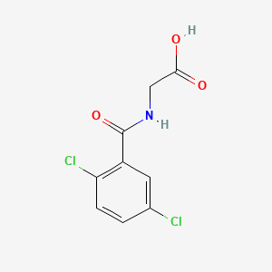 2-(2,5-Dichlorobenzamido)acetic acid chemical structure (CAS 667403-46-5)