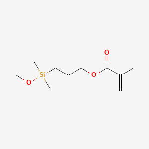 3-(Methoxydimethylsilyl)propyl methacrylate chemical structure (CAS 66753-64-8)