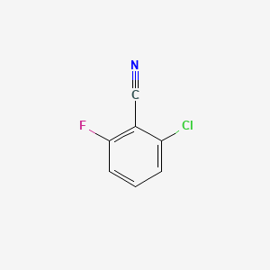 2-Chloro-6-fluorobenzonitrile chemical structure (CAS 668-45-1)