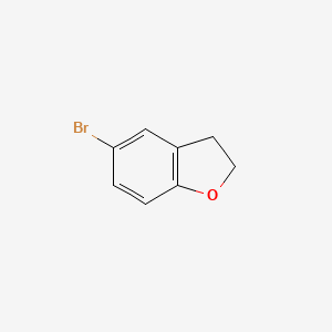 5-Bromo-2,3-dihydrobenzofuran chemical structure (CAS 66826-78-6)
