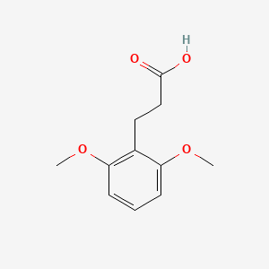 3-(2,6-Dimethoxyphenyl)propanoic acid chemical structure (CAS 6683-69-8)