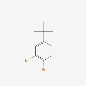 1,2-Dibromo-4-tert-butylbenzene chemical structure (CAS 6683-75-6)