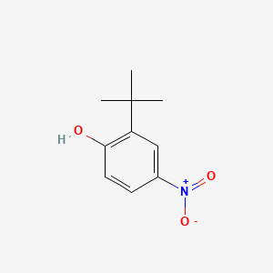 2-(tert-Butyl)-4-nitrophenol chemical structure (CAS 6683-81-4)