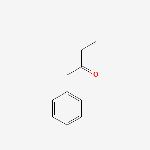 1-Phenylpentan-2-one chemical structure (CAS 6683-92-7)