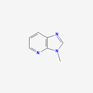 3-Methyl-3H-imidazo[4,5-b]pyridine chemical structure (CAS 6688-61-5)