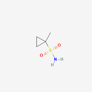 1-Methylcyclopropane-1-sulfonamide chemical structure (CAS 669008-26-8)