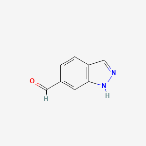 1H-Indazole-6-carbaldehyde chemical structure (CAS 669050-69-5)