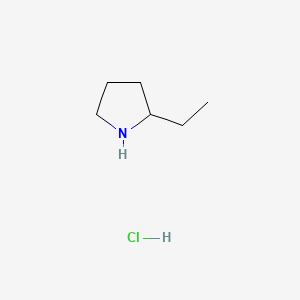 2-Ethylpyrrolidine hydrochloride chemical structure (CAS 669073-77-2)