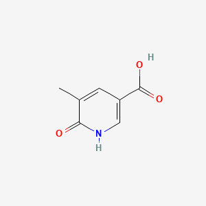 5-Methyl-6-oxo-1,6-dihydropyridine-3-carboxylic acid chemical structure (CAS 66909-27-1)