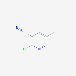 2-Chloro-5-methylnicotinonitrile chemical structure (CAS 66909-34-0)