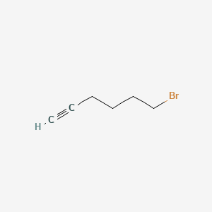 6-Bromohex-1-yne chemical structure (CAS 66977-99-9)