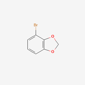 4-Bromo-1,3-benzodioxole chemical structure (CAS 6698-13-1)