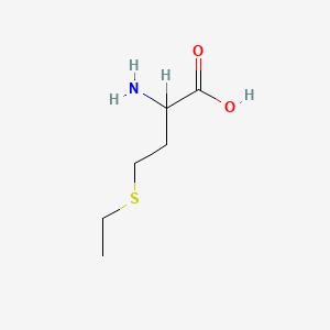 2-Amino-4-(ethylthio)butanoic acid chemical structure (CAS 67-21-0)