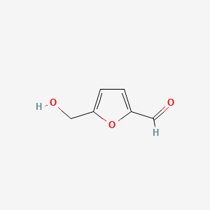 5-(Hydroxymethyl)furan-2-carbaldehyde chemical structure (CAS 67-47-0)