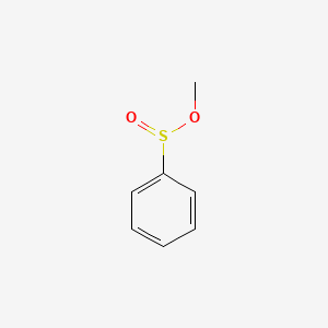 Methyl benzenesulfinate chemical structure (CAS 670-98-4)