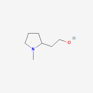 1-Methyl-2-pyrrolidineethanol chemical structure (CAS 67004-64-2)