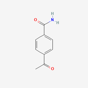 4-Acetylbenzamide chemical structure (CAS 67014-02-2)