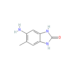 5-Amino-6-methyl-1H-benzo[d]imidazol-2(3H)-one chemical structure (CAS 67014-36-2)
