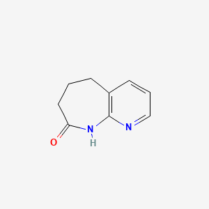 6,7-Dihydro-5H-pyrido[2,3-b]azepin-8(9H)-one chemical structure (CAS 67046-22-4)