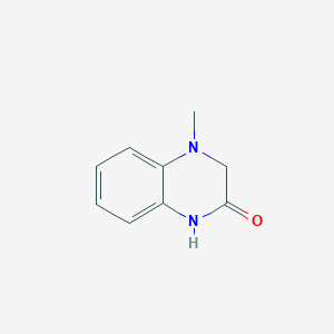 4-Methyl-3,4-dihydroquinoxalin-2(1H)-one chemical structure (CAS 67074-63-9)