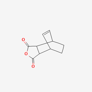 3a,4,7,7a-Tetrahydro-4,7-ethanoisobenzofuran-1,3-dione chemical structure (CAS 6708-37-8)