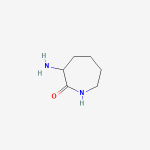 3-Amino-2-azepanone(Chunks or pellets or lump) chemical structure (CAS 671-42-1)
