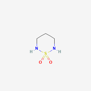 1,2,6-Thiadiazinane 1,1-dioxide chemical structure (CAS 67104-89-6)